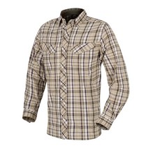 Helikon-Tex Defender Mk2 City Shirt & Pilgrim 긴소매 셔츠 Urban Line Tactical 시티 셔츠 파인 격자 무늬 XX-Large