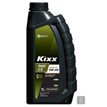 GS KIXX PAO C3 5W40 합성엔진오일 1L, 2개