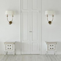 더블유101 꼬떼따블 수브니흐 골드 2구 벽등(갓포함/전구 별..., 단품