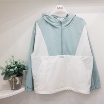 [가을]민트 나일론 스판 아노락 점퍼 22F5152