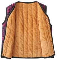 슬로우케어 털안감 따뜻한 어르신 기모조끼