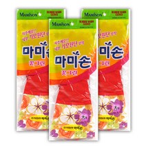마미손 기모고무장갑 프리사이즈(대) 3개