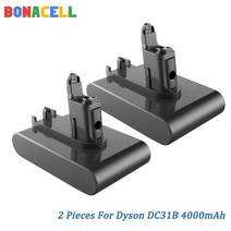 dc31 type-b 배터리 22.2v 4000mah dison dc35 dc45 dc31b dc34 dc44 동물용 dc56 dc57(b형만 적합), 협력사, 2 dc31b 4000