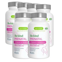 영국 이게누스 Igennus Prenatal 프레나탈 멀티비타민 & 미네랄 with 엽산 철분 칼슘 콜린 60정, 6팩