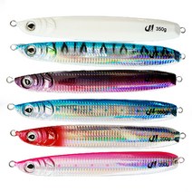 대구메탈 지그 빅게임 빅코드 야광 350g 400g 450g, 블루, 1개