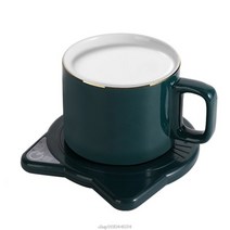 스마트 컵 머그 워머 귀여운 고양이 커피잔 패드 앰프 전기 전원 cup warmer heat drink 매트 keep warm coffee tea electric pad, b
