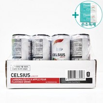 코스트코 셀시어스 오리지널 스파클링 후지애플 페어맛 325ML X 12캔 + 더메이런손소독제