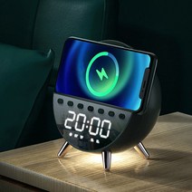 A7 다기능 블루투스 스피커 디지털 시계, A7-그린