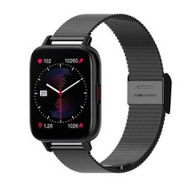심박계 심박수 측정기 운동 New I22 Smart Watch Women Smartwatch Men Bluetooth Call Blood Pressure Oxy, 07 steel  Black