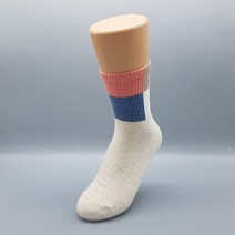 선녀와양말꾼 사각 웜 체크 패턴 패션 중목 양말