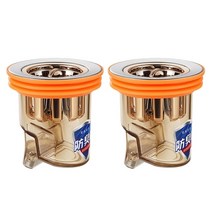 드레인자동드레인 밸브언로드밸브 W3JA 배수 역류 방지 밸브-하수도 코어 샤워 바닥 배수구 냄새, [01] Pack of two, 01 Pack of two