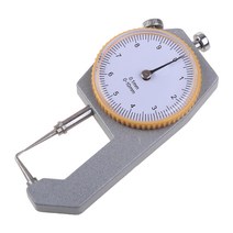 0 ~ 10mm 두께 게이지 평면 헤드 두께 테스터 다이얼 가죽 천 측정 정확도 0.05mm 내구성