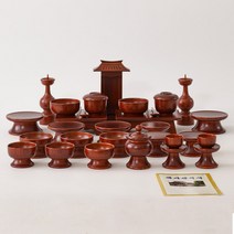 예다움 남원 제기세트 목기 제사 제기 그릇 23p 33p, 3.남원 물푸레 세트 23P_B0357