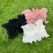플레이버디 프릴 목토시 넥쿨러 넥워머 레이스 골프용품 골프악세서리 ( 3 color ), 블랙