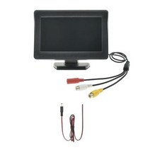 차량용모니터 디스플레이 안드로이드 MJDOUD43 인치 자동차 후면 카메라 모니터 및 TF, 433(only monitor)+12V