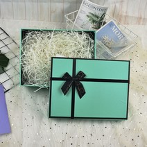 받고싶은 선물 포장 답례품 케이스 케이크 쿠기 상자 작은 미니 하드케이스 소형, 8호 케이스 33/25/11.5, 민트파우더+라피티+카드