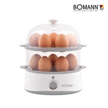 독일 명품 보만 7구 2단 트레이 계란 찜기 계란 삶기 보일링 에그 EB7210WG