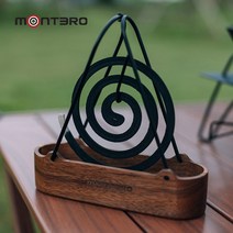 montero 감성 엔틱 원목 모기향 받침대 모기향통 원목모기향받침대
