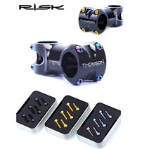 RISK 티타늄볼트 티타늄스템볼트 RISK정품 100프로, 1개, 골드