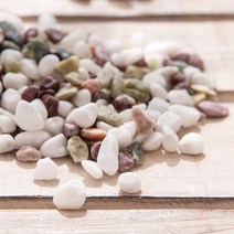 오색자갈 3kg 1호-5호 (3종) DIY 인테리어 자갈 장식, 1호