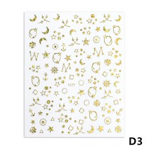 (10+1) 가린네일뷰티 DIY 네일 스티커 c 랑 d 시리즈 (간편하게 붙이는 네일아트), d3