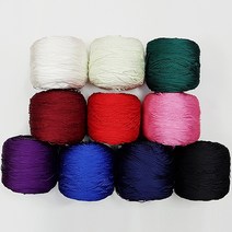 대용량 튜브사 코바늘실 가방뜨는실 부전모사 털실 뜨개실, 추가없음, 500g, 2.민트색(로화이트)