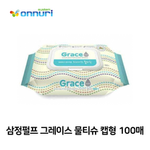 GVJ557735물티슈(100매 그레이스 [JJ] 삼정펄프 캡형)