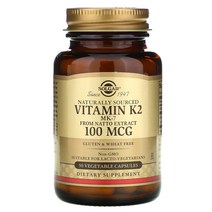 Solgar 천연 비타민K2 100mcg 베지 캡슐 50정 2팩