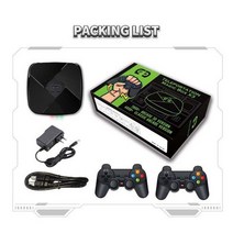 옛날오락기 비디오게임 고전 가정용 게임기 I3 판도라 박스 레트로 비디오 게임 콘솔 GBA 4K HD 디스플레, 02 64GB 30000Games_01 EU, 01 Wireless Controller