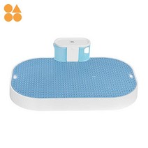 물세척 애견화장실 스마트 소변 중소형견 배변판 자동, 스카이블루(무음향상)사이즈:60*40CM