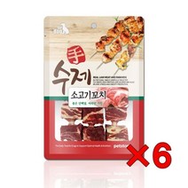 (6개묶음)펫스토리 수제 소고기꼬치 90g, 본상품선택