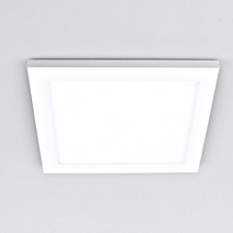 LED 사각 슬림 엣지 직부등 20W, 주백색 1개
