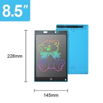 디지털액자 스마트 전자 액자 lcd 쓰기 태블릿 8.5 인치 다채로운 낙서 보드 드로잉, 푸른, 나는 플러그