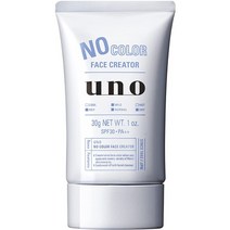 일본직발송 6. UNO 우노 노 컬러 페이스 크리에이터 남성용 BB 크림 SPF30 PA++ 30G B09FK4L1DM, One Size, One Color