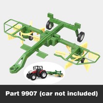 콤바인 트랙터 경운기 RC 자동차 원격 제어 농장 트랙터 농업 트레일러 LED 27MHZ 라디오 농부 합금 트럭 전자 용 선물, 13.Part 9빈티지7