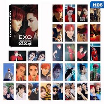 30 개/대 KPOP EXO OBSESSION 6 번째 앨범 카드 자체 제작 LOMO Photocard, 05 H06