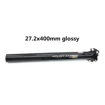카본핸들바 탄소 MTB 자전거 핸들 바 세트 산악 amp 줄기 및 부품 광택, [19] Seatpost27.2x400mm