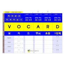 보카드영어 초등 1단계, 보카드학습연구소