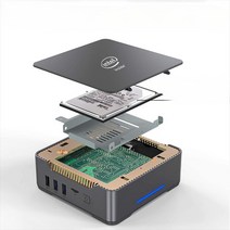 인텔 N5105 PC 미니 컴퓨터 윈도우 휴대용 256GB, 512GB, GK3PLUS/N100/WIN11, 16GB