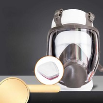 스프레이 페인트용 가스 마스크 방진 스프레이, 그레이 본체 7종 세트 + 필터솜 10장