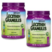 (2PACK)블루보넷 Super Earth 대두 레시틴 과립 그래뉼 12.7 온스 (360 g), 2PACK, One Size