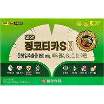 일양약품 징코티카S 60g, 3개