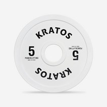 크라토스 파워리프팅 저중량 원판 5KG (2개1세트), 단품, 단품