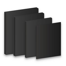 블랙 보드콤 검정색 원단보드 보드롱 전사이즈/두께 모음 박스 29~120cm/3T 5T 10T, 90x120cm