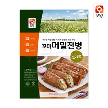 [퀴클리몰] 사조오양 꼬마 메밀전병 고기맛 1.2kg 미니/1개/2개/3개/6개, 3개