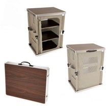 캠핑식탁 접이식 캠핑용 조리대 키친 테이블, 블랙