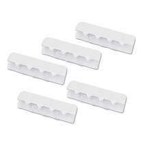 [동대문패션포인트] 고급 마감용 컬러 끝쇠 가방 벨트 허리띠부자재 5개, 화이트