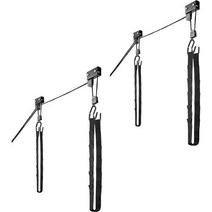 RAD Sportz Kayak Hoist 카약 카누 자전거 또는 사다리 보관을 위한 125lb 용량의 오버헤드 풀리 시스템, 2