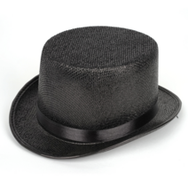 파티짱 신사모자 (블랙유광) 파티 모자 장기자랑 마술사