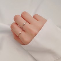 주얼리h [써지컬스틸] 큐빅트위스트 반지